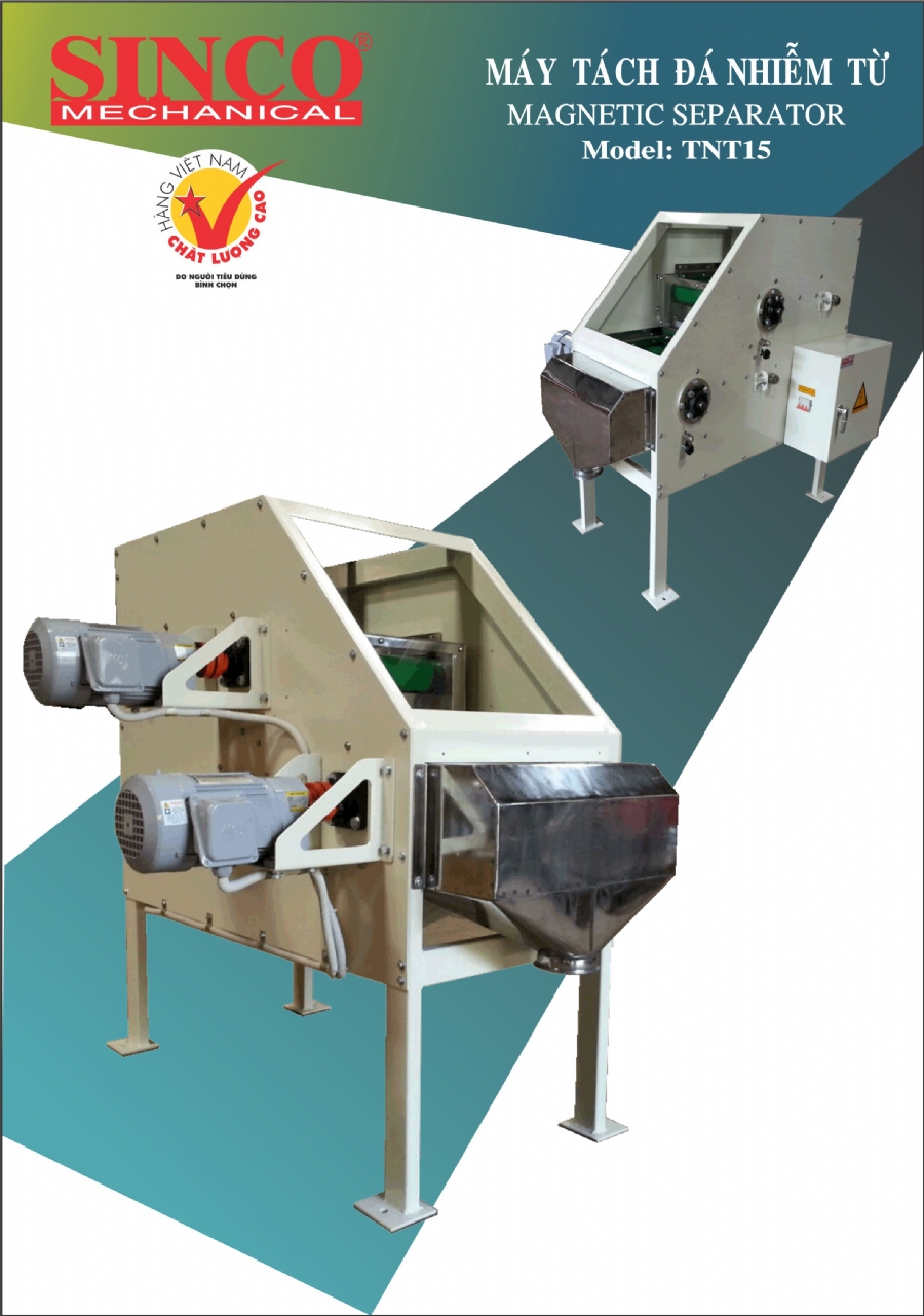 Máy tách đá nhiễm từ